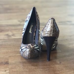 Animal Print Heels